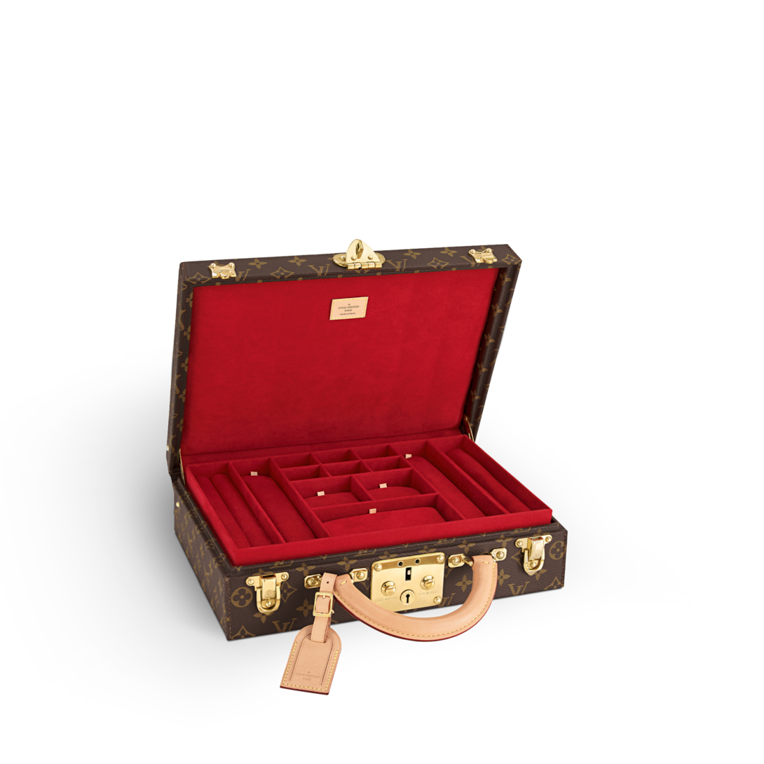 海外限定品◆関税なし【LOUIS VUITTON】トランク jewelry box Boîte Bijoux 34 Monogram Canvas - Travel | LOUIS VUITTON